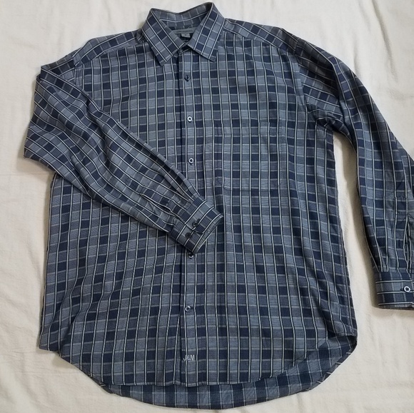 Blue, plaid shirt